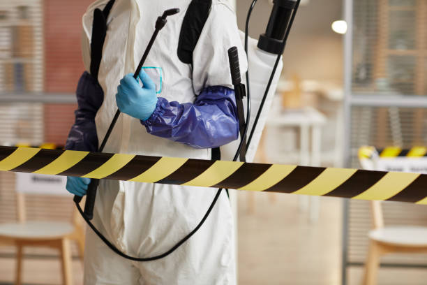 Professional Biohazard Cleanup technician working in Jonesboro, GA